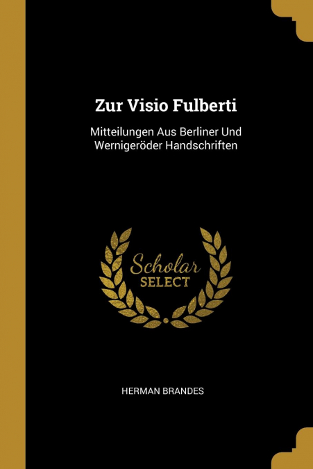 ZUR VISIO FULBERTI