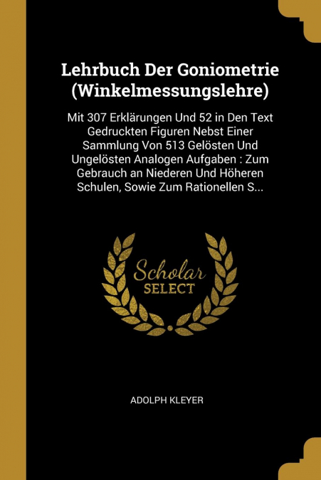 LEHRBUCH DER ARITHMETISCHEN UND GEOMETRISCHEN PROGRESSIONEN