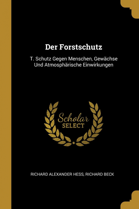 DER FORSTSCHUTZ