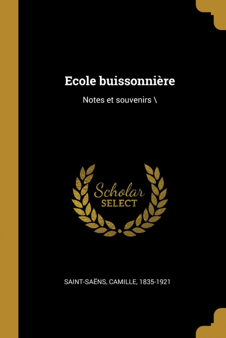 ECOLE BUISSONNIERE