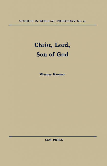 CHRIST, LORD, SON OF GOD