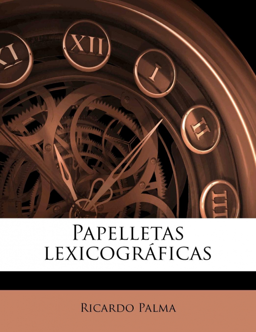 PAPELLETAS LEXICOGRAFICAS