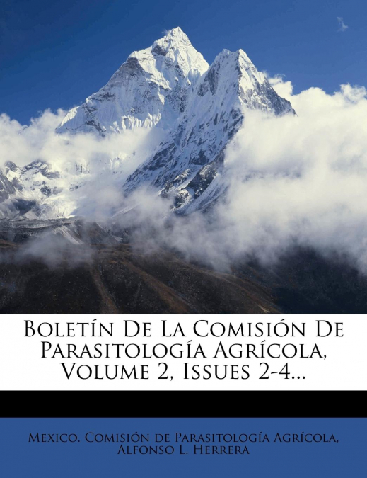 BOLETIN DE LA COMISION DE PARASITOLOGIA AGRICOLA, VOLUME 2,