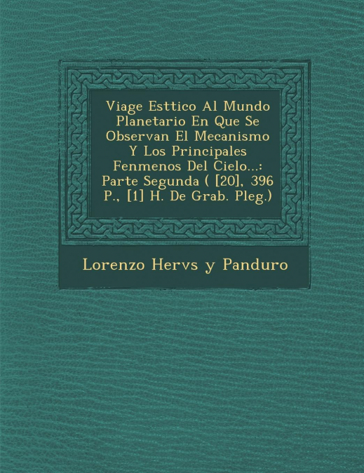 VIAGE EST TICO AL MUNDO PLANETARIO EN QUE SE OBSERVAN EL MEC