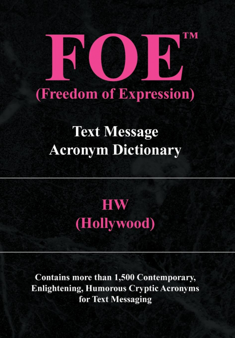FOE (FREEDOM OF EXPRESSION)