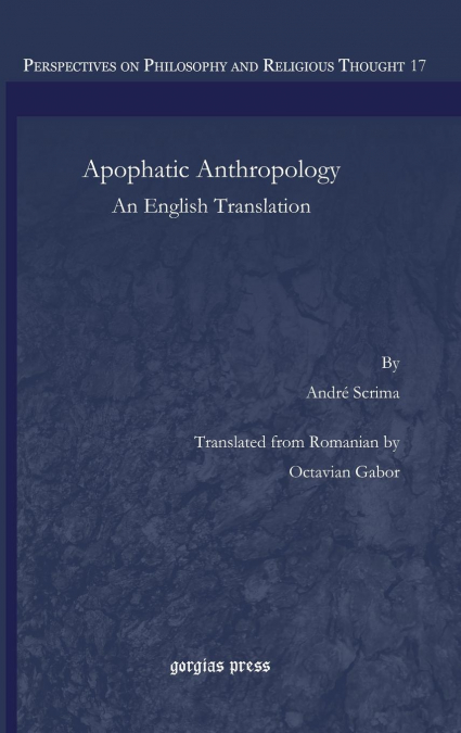 APOPHATIC ANTHROPOLOGY
