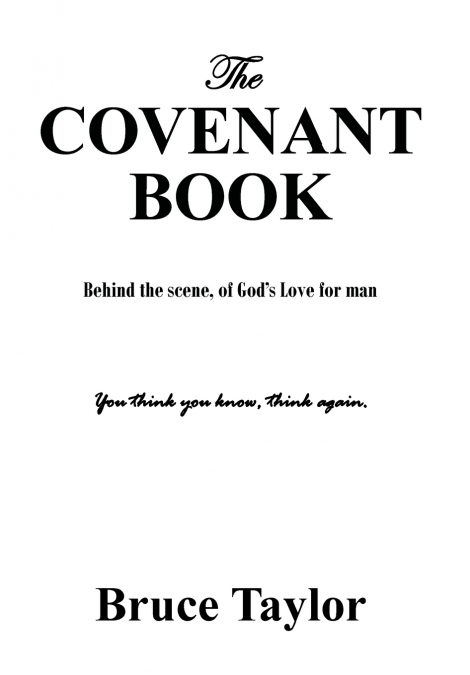 THE COVENANT BOOK