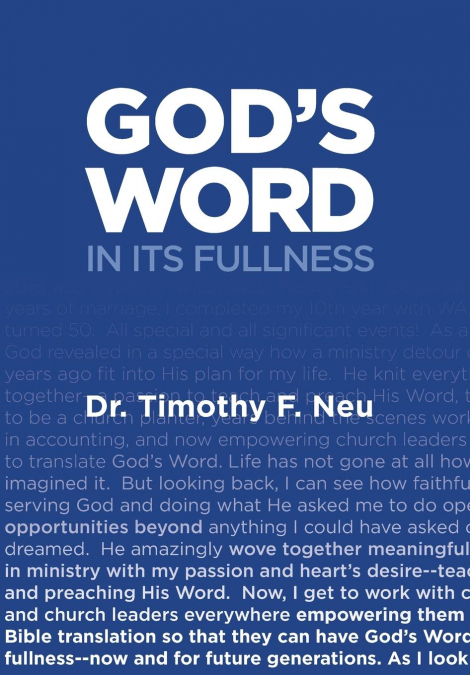 GOD?S WORD IN ITS FULLNESS