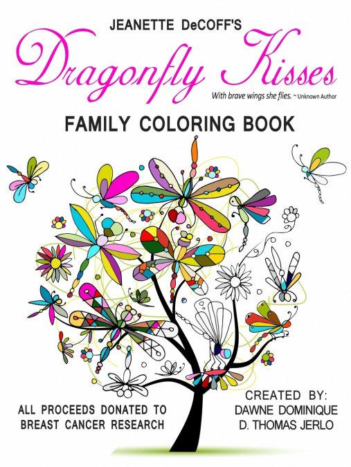 DRAGONFLY KISSES FAMILY COLORING BOOK