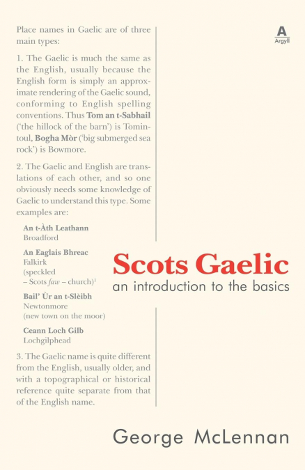 A GAELIC ALPHABET