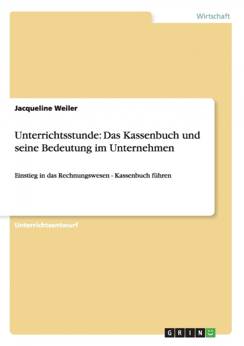 UNTERRICHTSSTUNDE