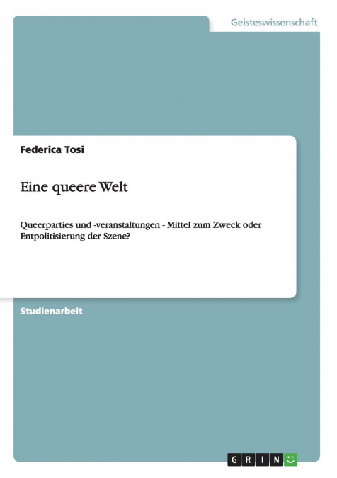 EINE QUEERE WELT