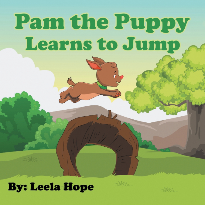 PAM THE PUPPY LEARNS TO JUMP