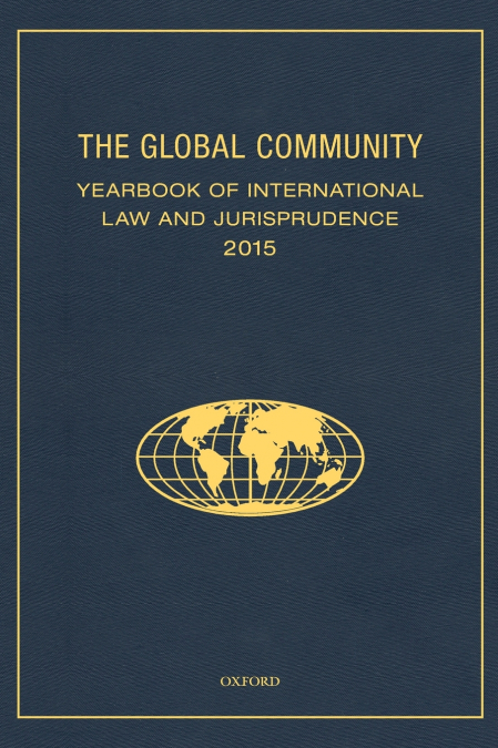 GLOBAL COMMUNITY YEARBOOK OF INTERNATIONAL LAW AND JURISPRUD