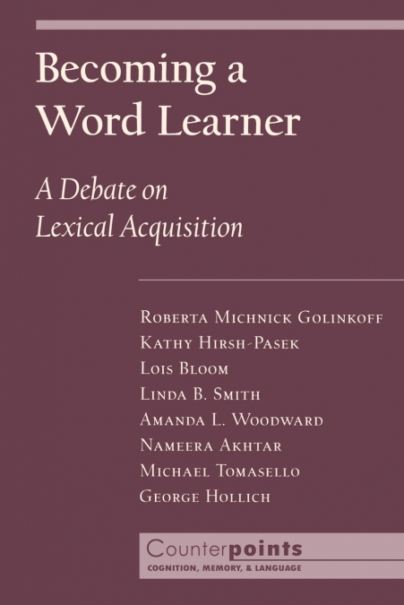 BECOMING A WORD LEARNER