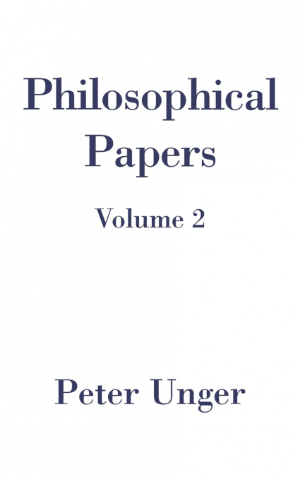PHILOSOPHICAL PAPERS