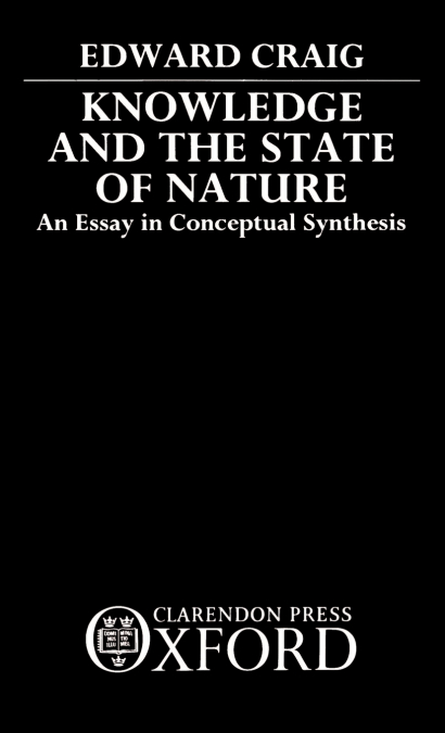 KNOWLEDGE AND THE STATE OF NATURE
