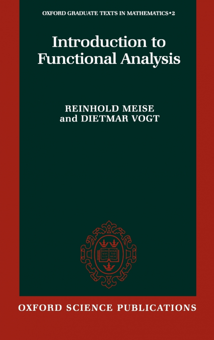 INTRODUCTION TO FUNCTIONAL ANALYSIS