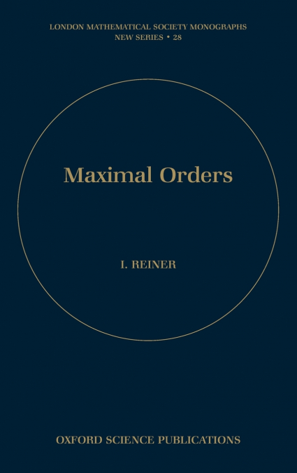 MAXIMAL ORDERS