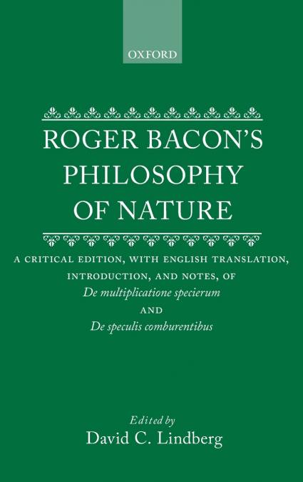 ROGER BACON?S PHILOSOPHY OF NATURE C