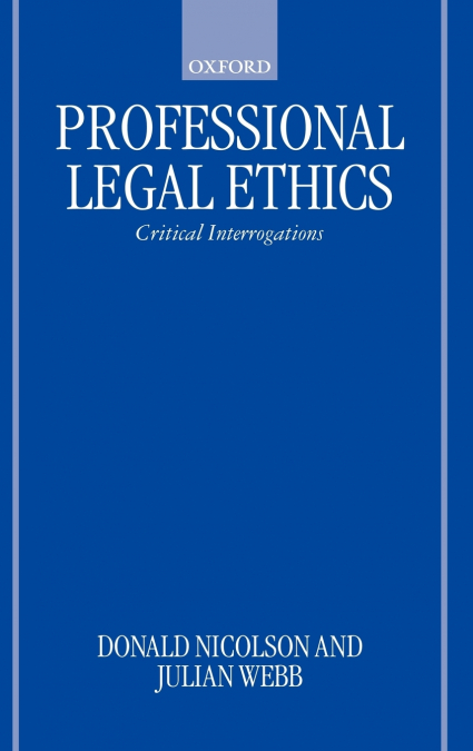 PROFESSIONAL LEGAL ETHICS