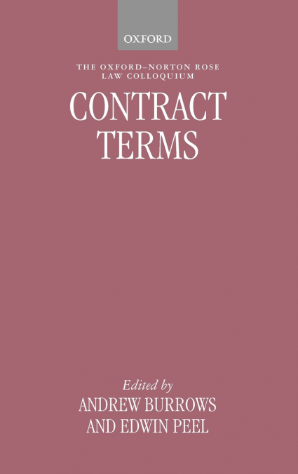 CONTRACT TERMS