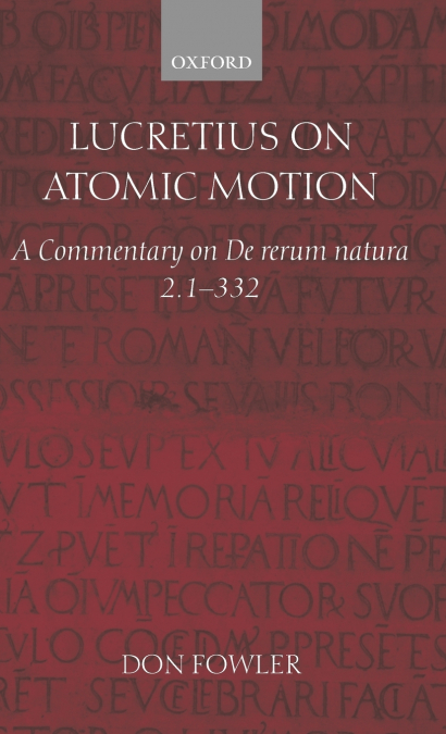 LUCRETIUS ON ATOMIC MOTION