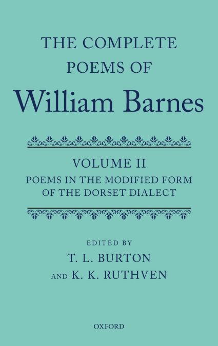 COMPLETE POEMS OF WILLIAM BARNES