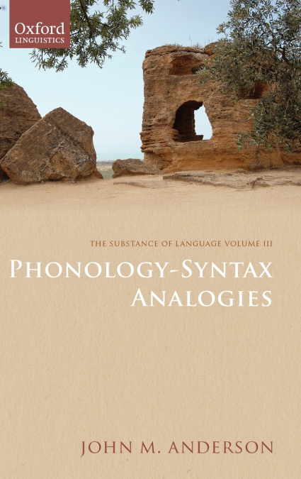 PHONOLOGY-SYNTAX ANALOGIES