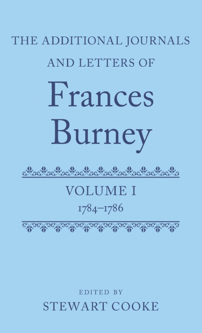 ADDITIONAL JOURNALS AND LETTERS OF FRANCES BURNEY