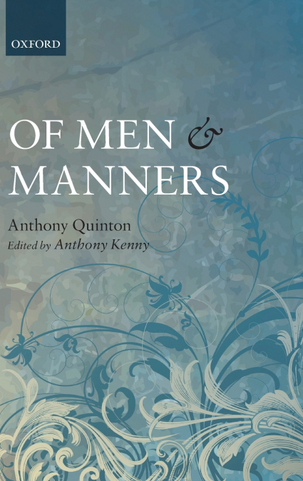 OF MEN AND MANNERS