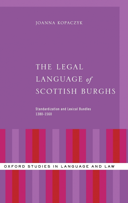 LEGAL LANGUAGE OF SCOTTISH BURGHS