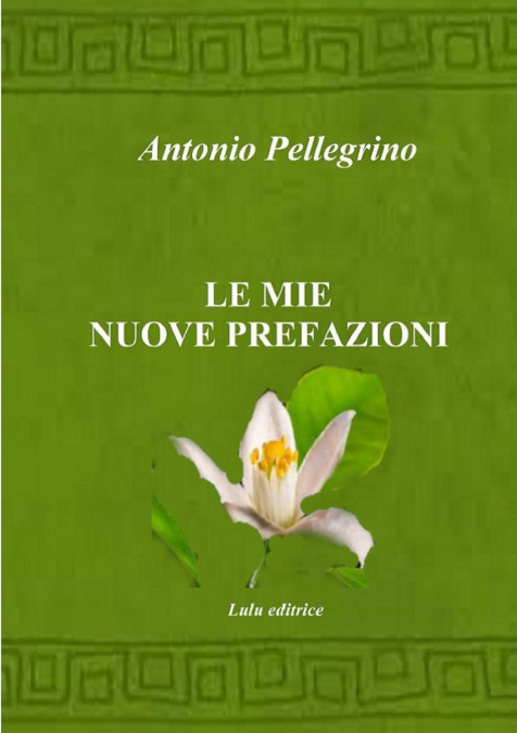 LE MIE NUOVE PREFAZIONI