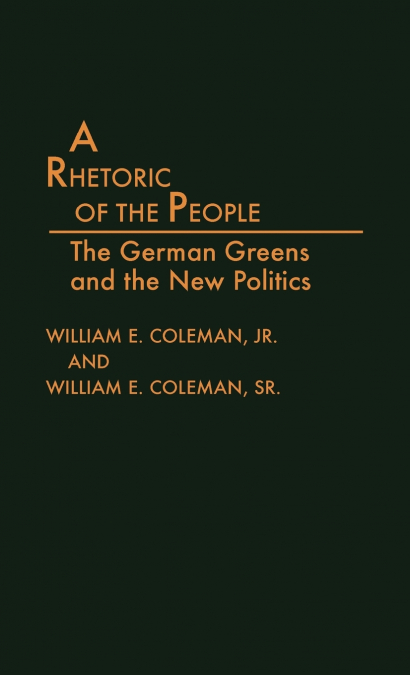 A RHETORIC OF THE PEOPLE