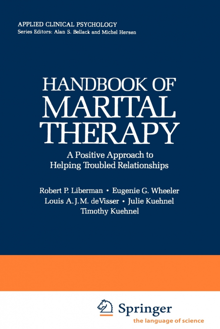 HANDBOOK OF MARITAL THERAPY