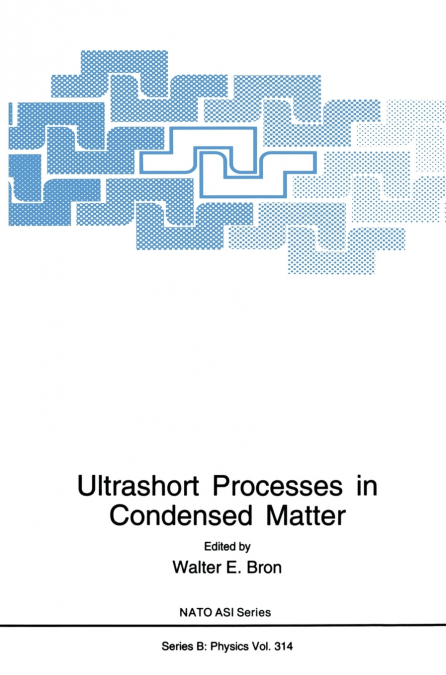 ULTRASHORT PROCESSES IN CONDENSED MATTER