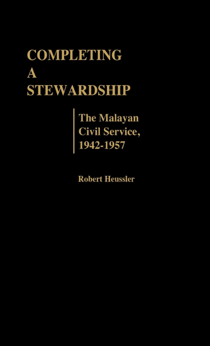 COMPLETING A STEWARDSHIP