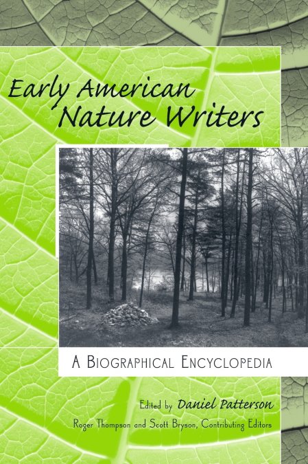 EARLY AMERICAN NATURE WRITERS