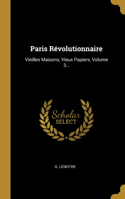 PARIS REVOLUTIONNAIRE