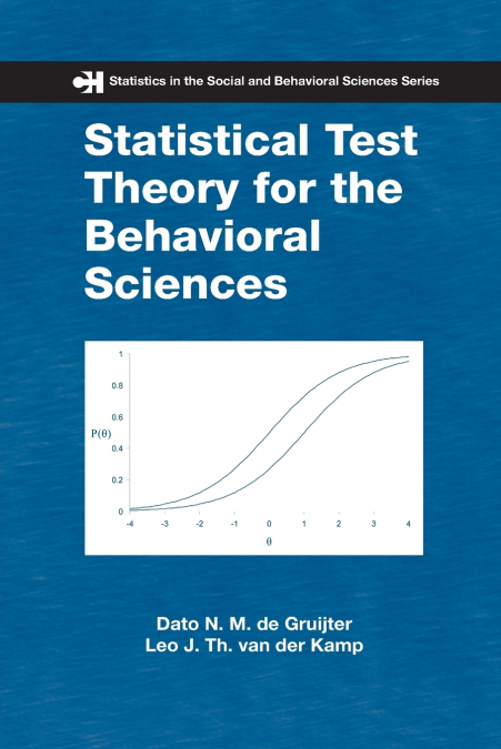 STATISTICAL TEST THEORY FOR THE BEHAVIORAL SCIENCES