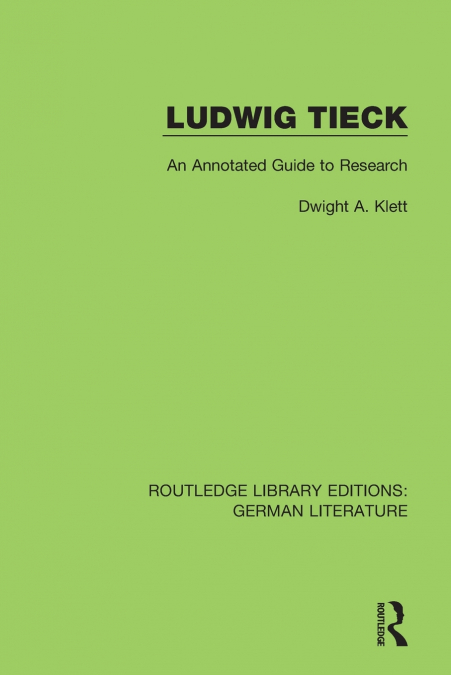 LUDWIG TIECK