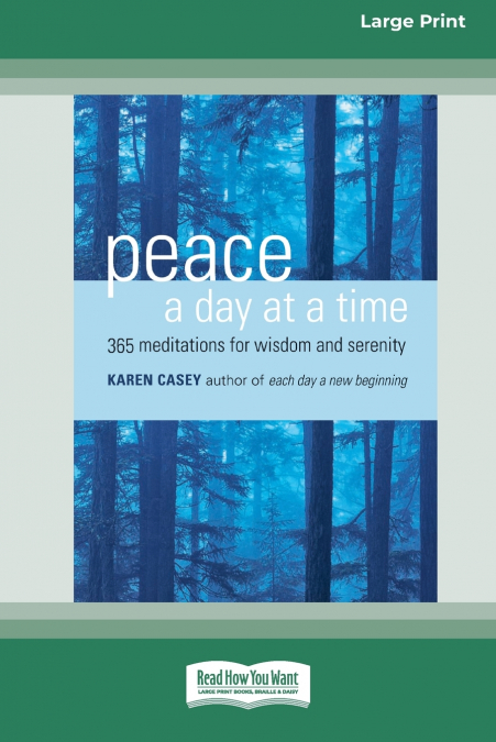 PEACE A DAY AT A TIME