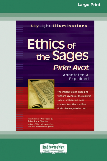 ETHICS OF THE SAGES
