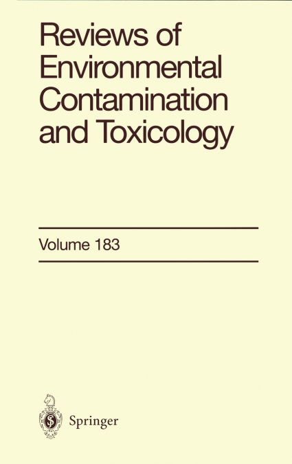 REVIEWS OF ENVIRONMENTAL CONTAMINATION AND TOXICOLOGY
