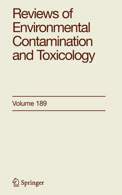 REVIEWS OF ENVIRONMENTAL CONTAMINATION AND TOXICOLOGY 189