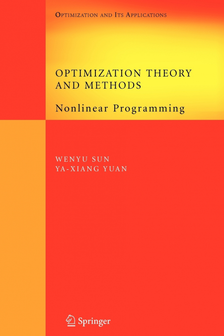 OPTIMIZATION THEORY AND METHODS