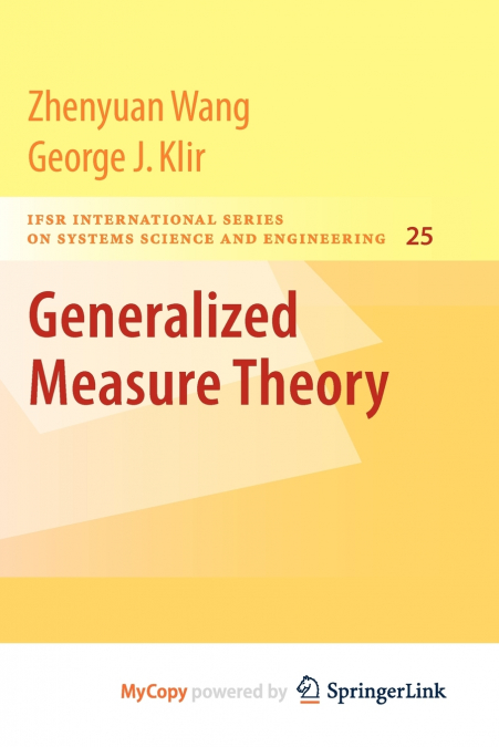 FUZZY MEASURE THEORY