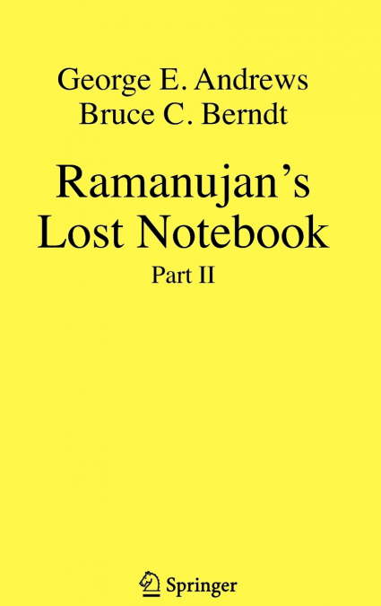 RAMANUJAN?S LOST NOTEBOOK