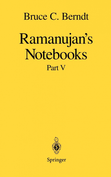 RAMANUJAN?S NOTEBOOKS