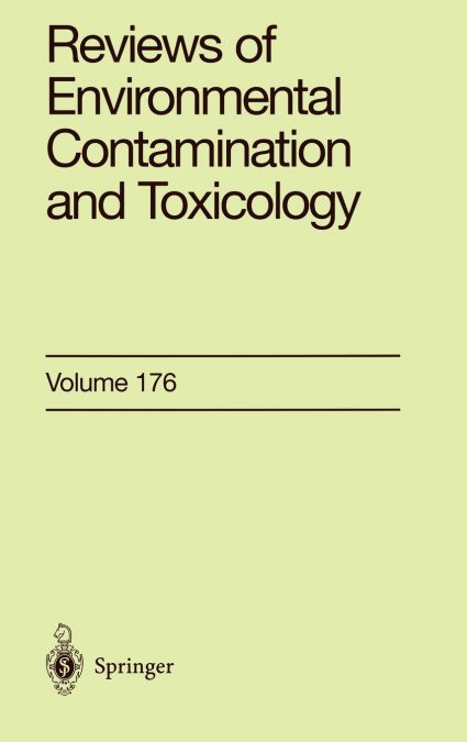 REVIEWS OF ENVIRONMENTAL CONTAMINATION AND TOXICOLOGY
